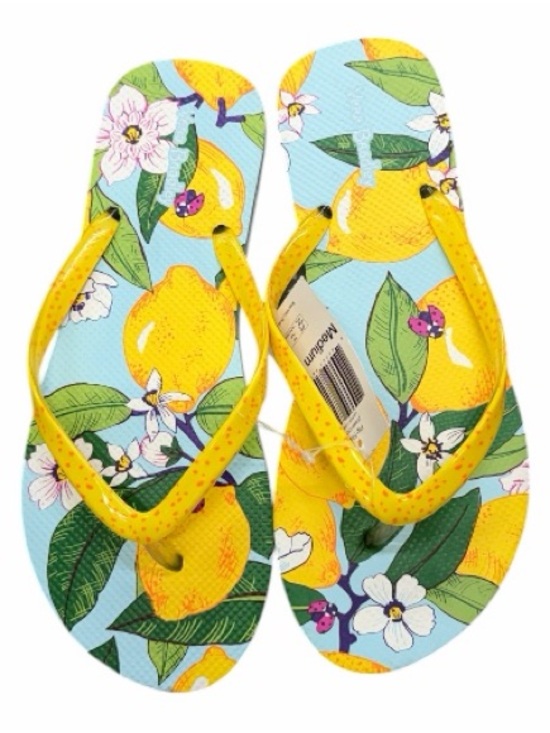 Vera Bradley Shoes - VERA BRADLEY LEMONS FLIP FLOPS Sz 7/8